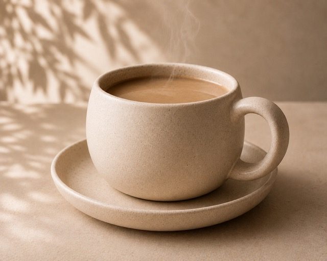 Chubby Mug & Saucer Set