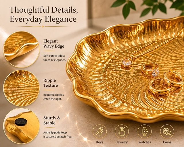 Golden Entry Tray
