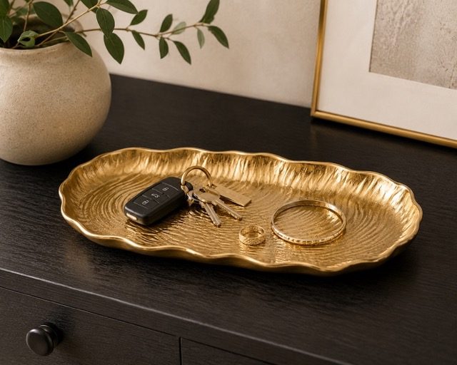 Golden Entry Tray