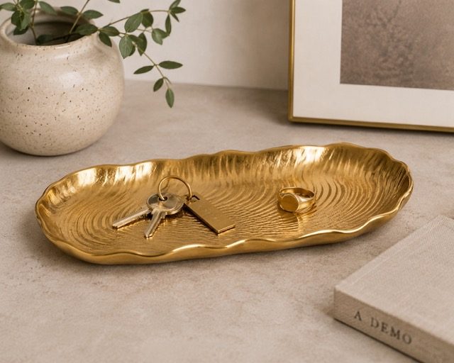 Golden Entry Tray